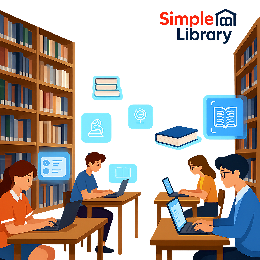 A group of students studying together.